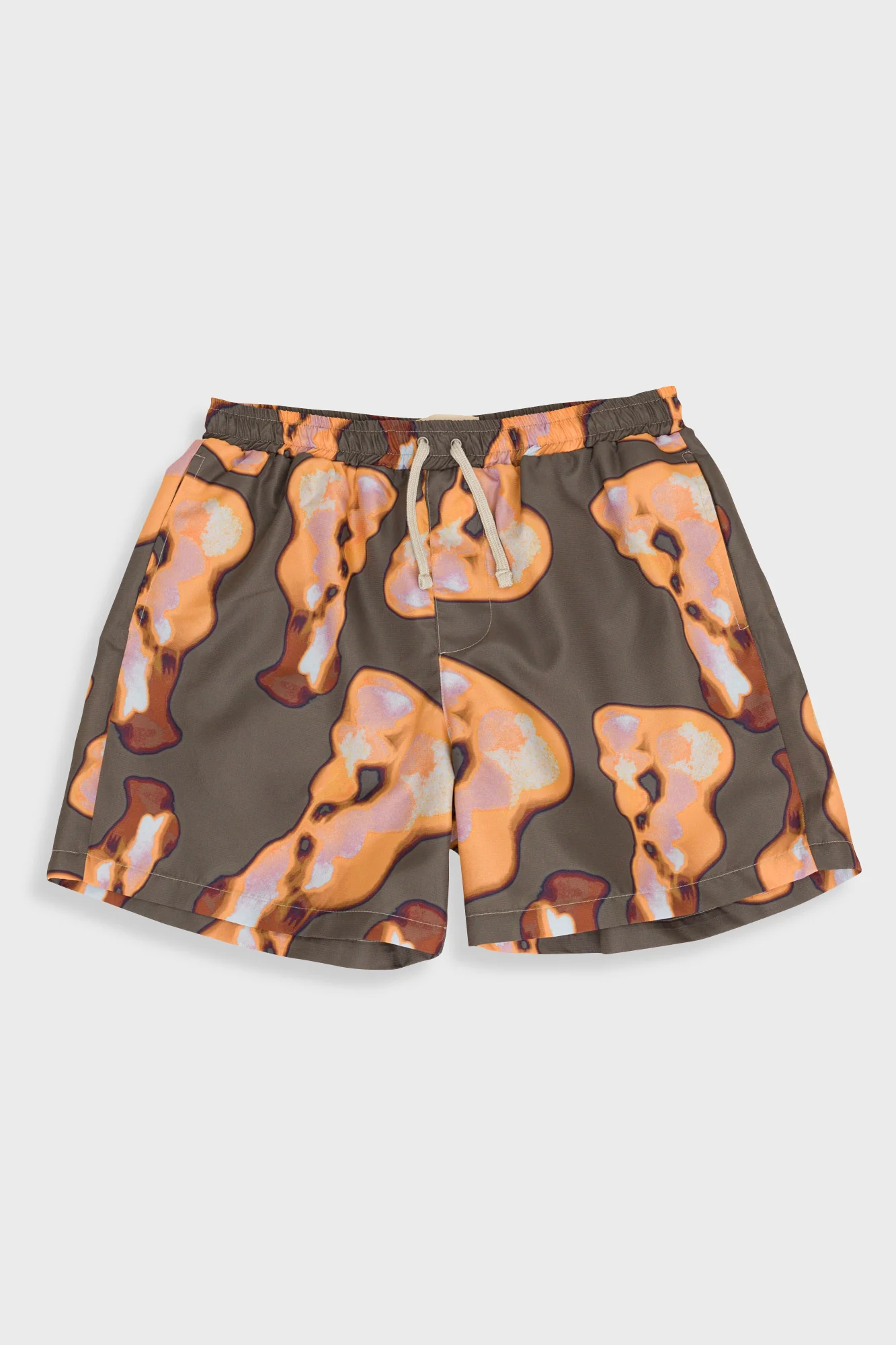 Swimshort - Orange / Sage Shadow Print - Image 9